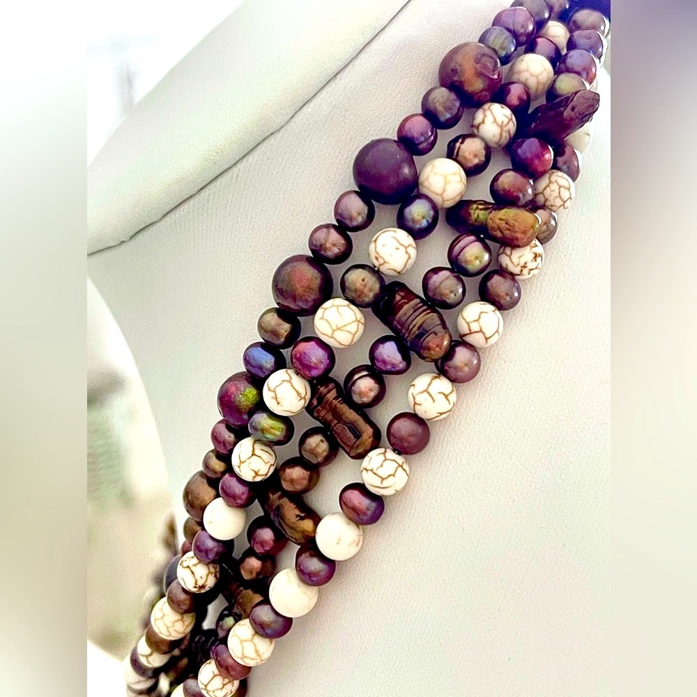 Freshwater Pearl necklace💕🐬 - Picture 10 of 16